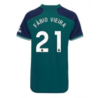 Arsenal Fabio Vieira #21 Tredjeställ Dam 2023-24 Kortärmad